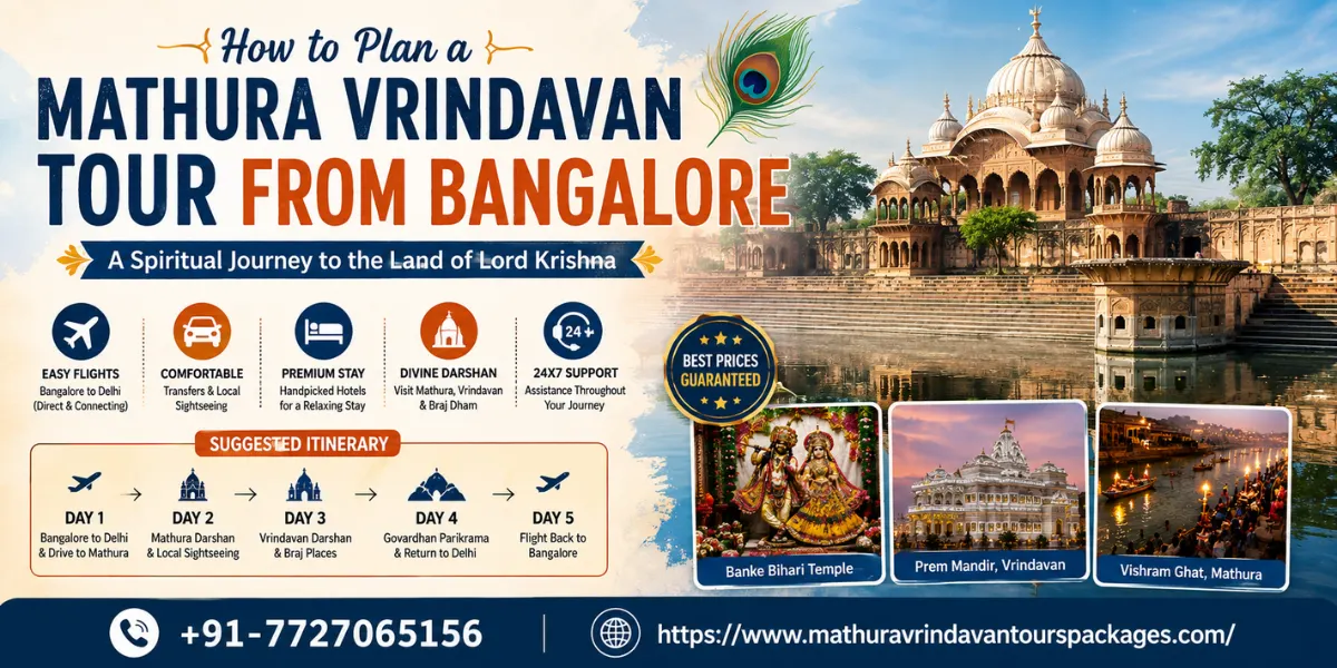 how to plan mathura vrindavan tour from bangalore